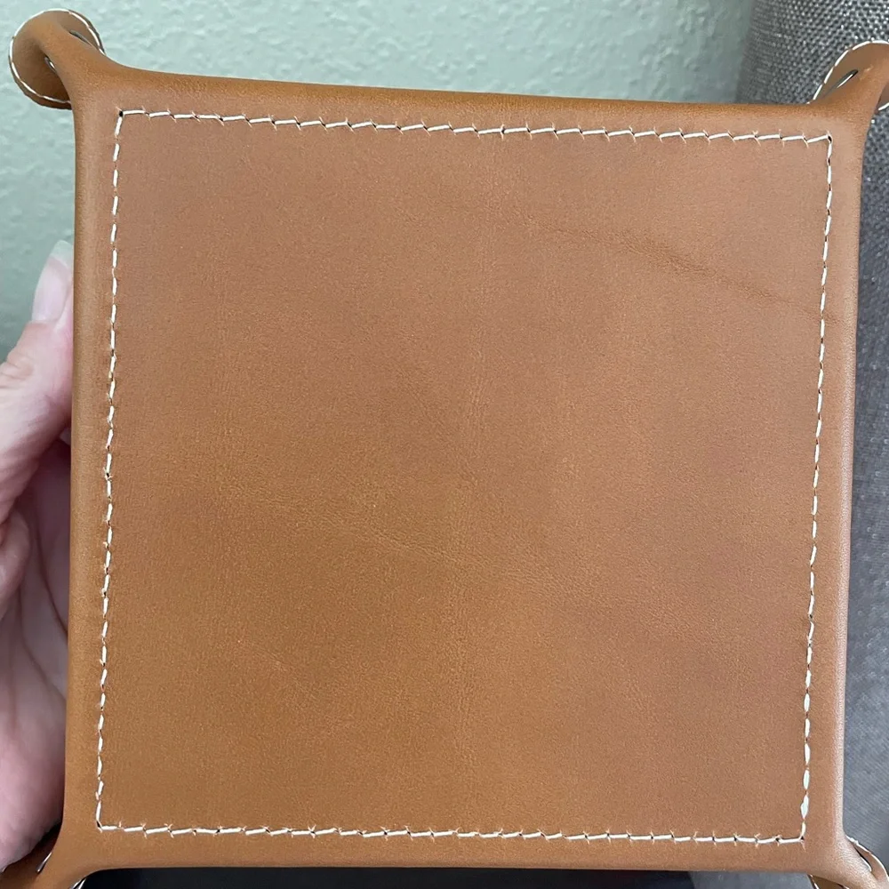 New Leather Valet Tray